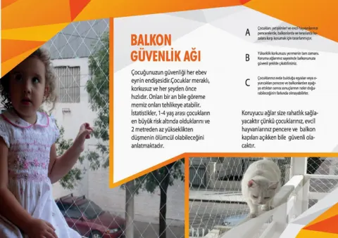 Balkon Güvenlik Ağı uygulaması 1