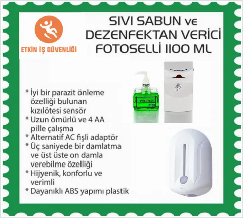 Fotoselli Dispenser – Dezenfektan Standı ve Panosu